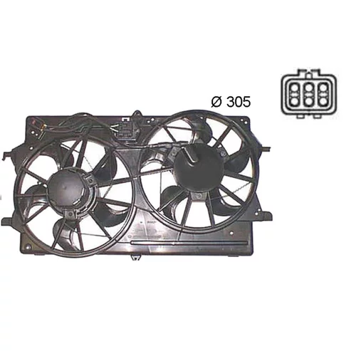 Ventilátor chladenia motora MAHLE CFF 375 000S - obr. 1