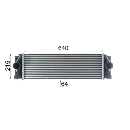 Chladič plniaceho vzduchu MAHLE CI 368 000P - obr. 14