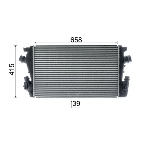 Chladič plniaceho vzduchu MAHLE CI 625 000P - obr. 10