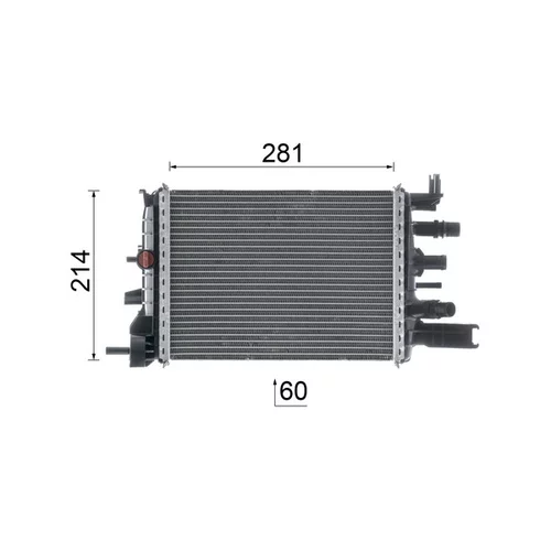 Chladič motora MAHLE CR 2632 000P - obr. 16