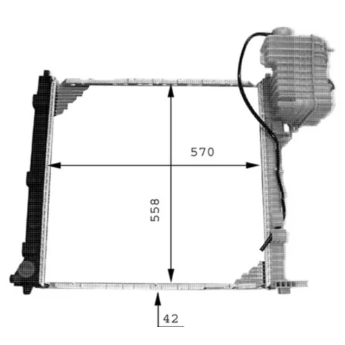 Chladič motora MAHLE CR 384 000P - obr. 14