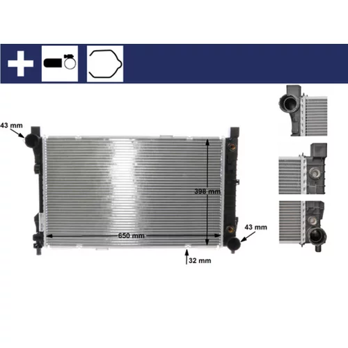 Chladič motora MAHLE CR 387 000S