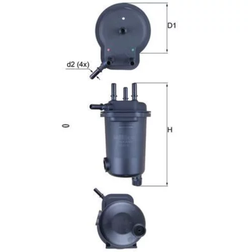 Palivový filter MAHLE KL 600D