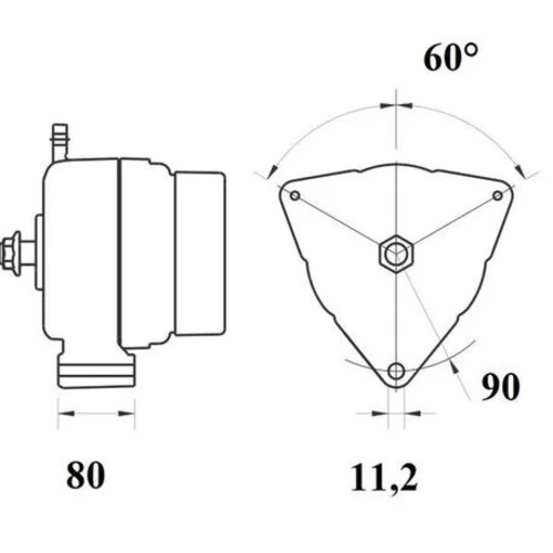 Alternátor MAHLE MG 805 - obr. 3