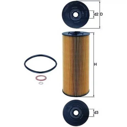 Olejový filter MAHLE OX 137D