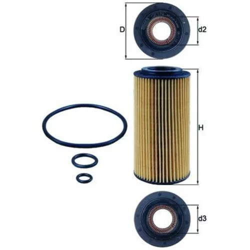 Olejový filter MAHLE OX 179D