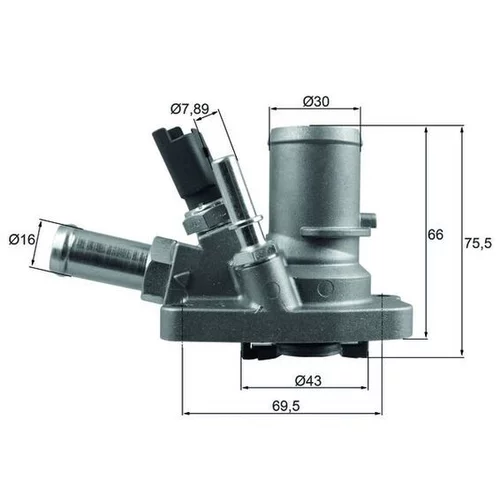 Termostat chladenia MAHLE TI 258 80