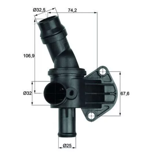 Termostat chladenia MAHLE TI 8 87