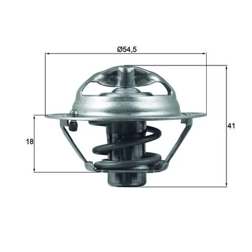 Termostat chladenia MAHLE TX 162 82D - obr. 2