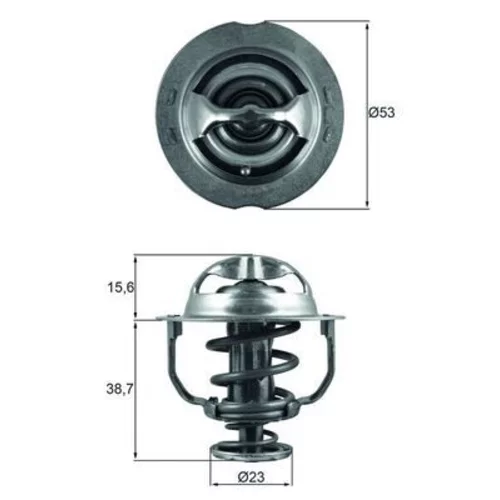 Termostat chladenia MAHLE TX 200 90D - obr. 2