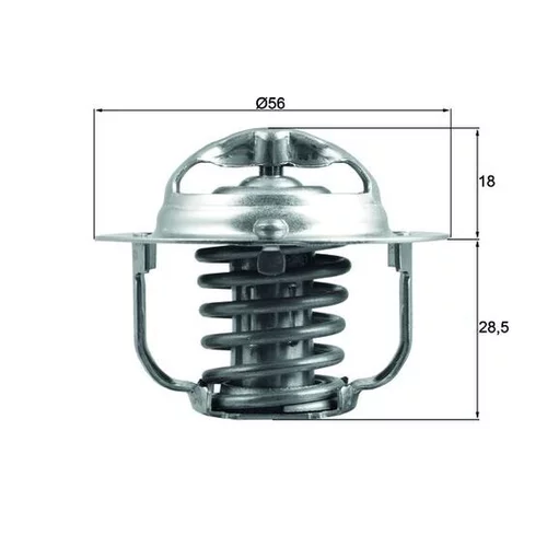 Termostat chladenia MAHLE TX 208 88D