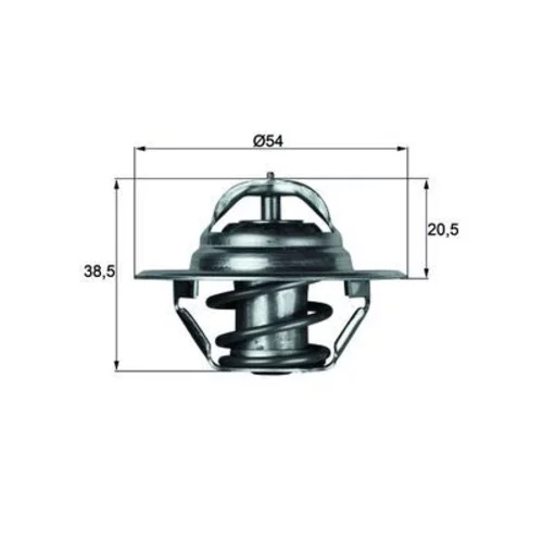 Termostat chladenia TX 3 87D /MAHLE/ - obr. 2