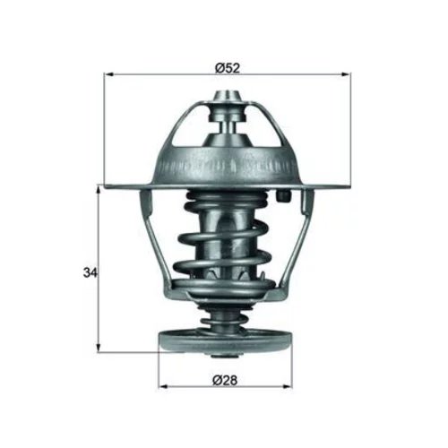 Termostat chladenia MAHLE TX 68 88D