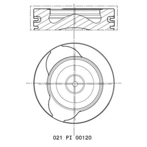 Piest MAHLE 021 PI 00120 000