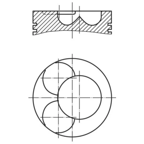 Piest MAHLE 028 07 01 - obr. 1