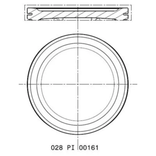 Piest MAHLE 028 PI 00161 000