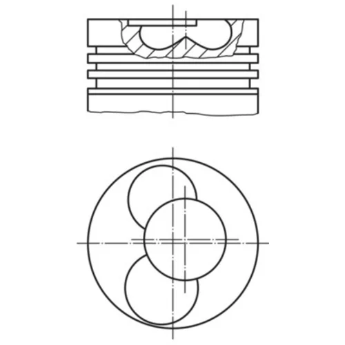 Piest MAHLE 030 57 00 - obr. 1