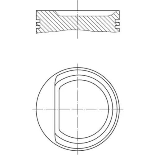 Piest MAHLE 030 71 00 - obr. 1