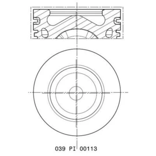 Piest MAHLE 039 PI 00113 010