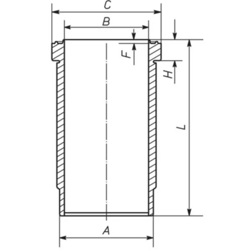 Vložka valcov MAHLE 227 WN 67 01 - obr. 1