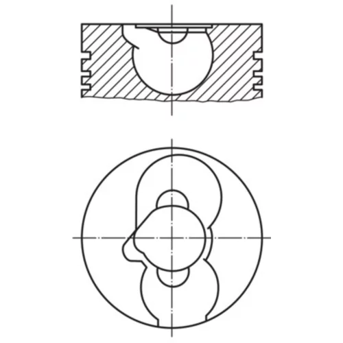 Piest MAHLE 228 82 20 - obr. 1