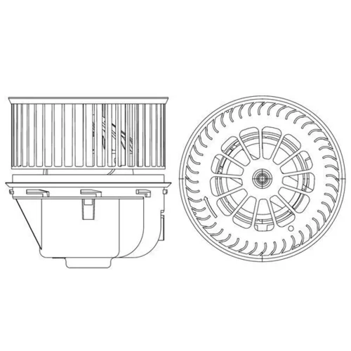 Vnútorný ventilátor MAHLE AB 264 000P