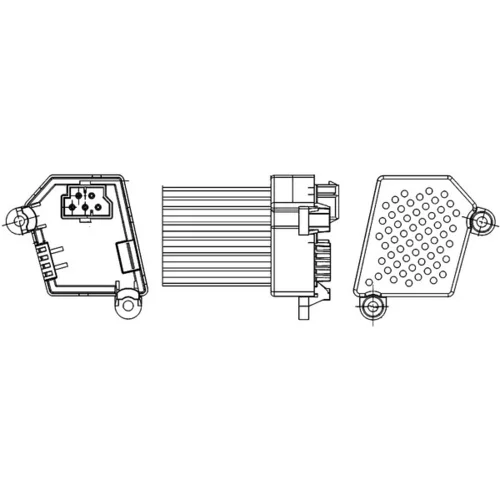 Regulator, ventilator vnutorneho priestoru ABR 33 000S /MAHLE/