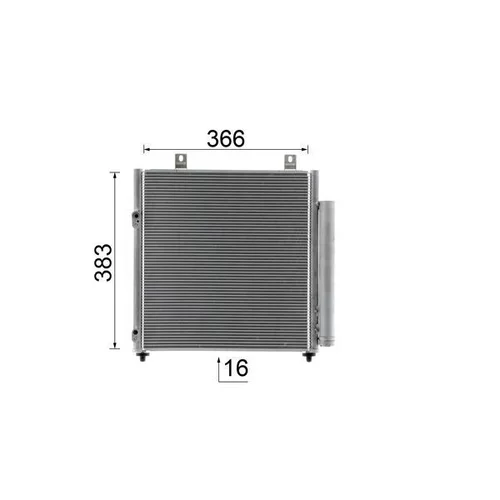 Kondenzátor klimatizácie MAHLE AC 1049 000S - obr. 8