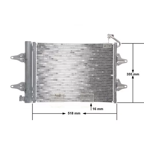 Kondenzátor klimatizácie MAHLE AC 359 000S - obr. 10