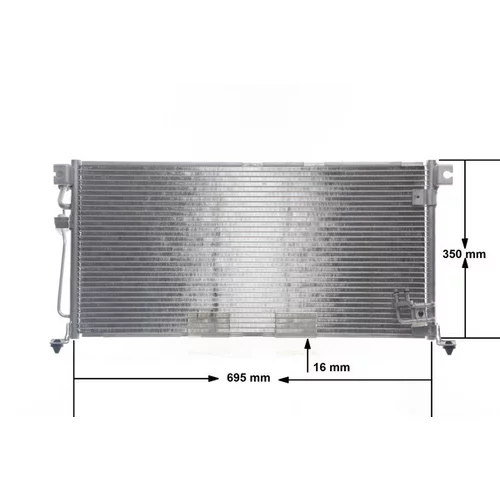 Kondenzátor klimatizácie MAHLE AC 485 000S - obr. 1