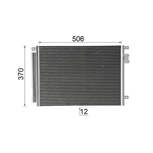 Kondenzátor klimatizácie MAHLE AC 787 000P - obr. 9