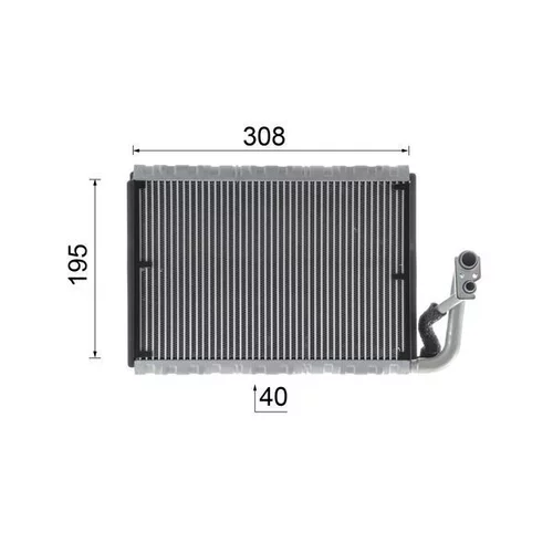 Výparník klimatizácie AE 91 000P /MAHLE/ - obr. 12