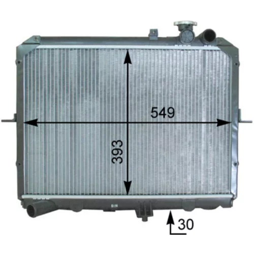 Chladič motora MAHLE CR 1332 000P - obr. 1