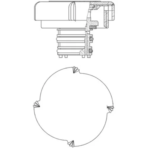 Uzáver nádržky pre chladiacu zmes MAHLE CRB 22 000P - obr. 1