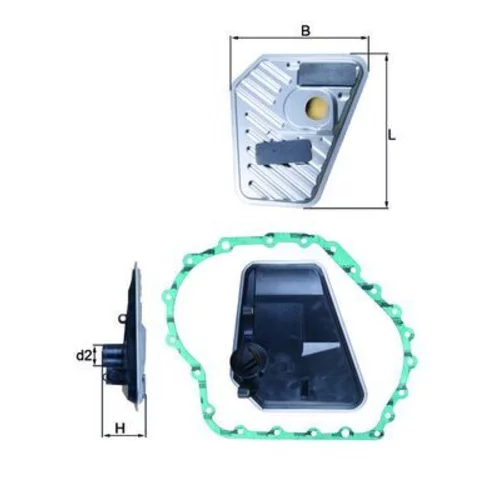 Hydraulický filter automatickej prevodovky MAHLE HX 168D