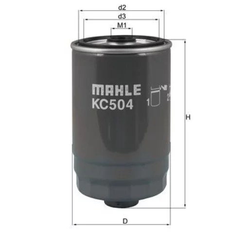 Palivový filter MAHLE KC 504