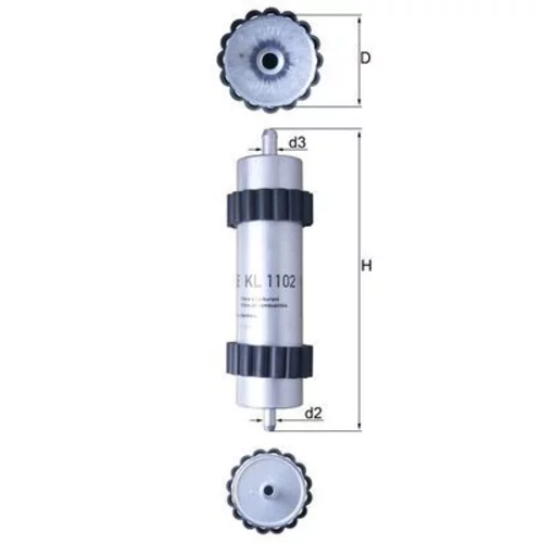 Palivový filter MAHLE KL 1102