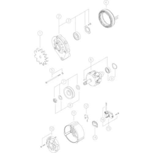 Alternátor MAHLE MG 517 - obr. 5