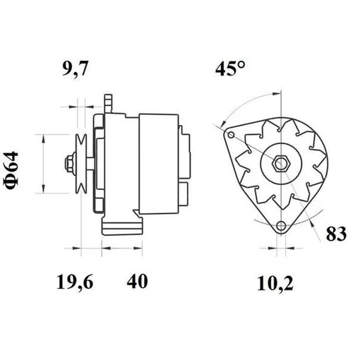 Alternátor MAHLE MG 94 - obr. 4