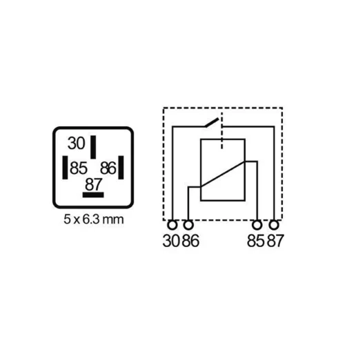 Relé pracovného prúdu MAHLE MR 88 - obr. 1