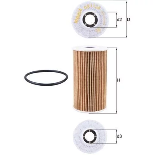 Olejový filter MAHLE OX 1138D