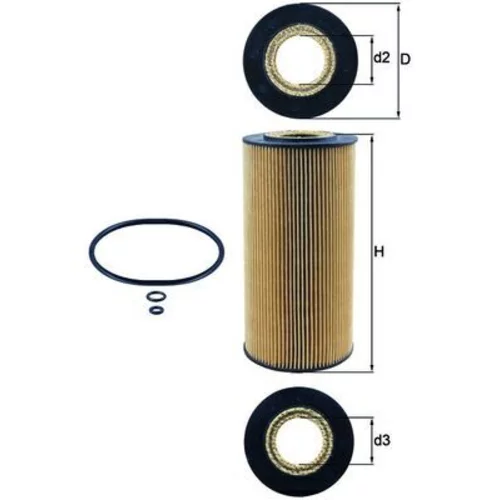 Olejový filter MAHLE OX 123/1D