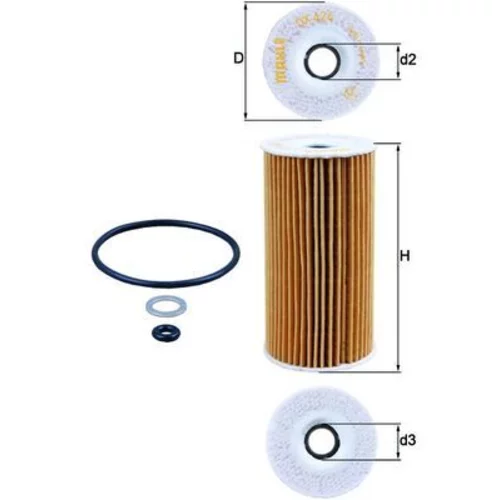 Olejový filter MAHLE OX 424D