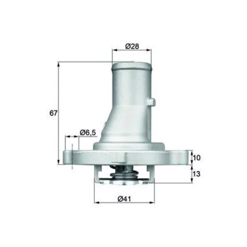 Termostat chladenia TI 68 87D /MAHLE/ - obr. 2