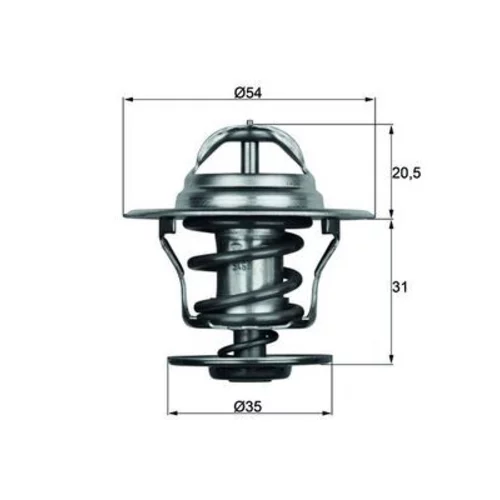 Termostat chladenia MAHLE TX 15 84D