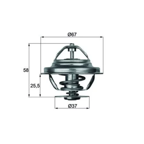 Termostat chladenia MAHLE TX 20 71D