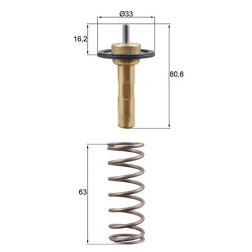 Termostat chladenia MAHLE TX 311 90D - obr. 2