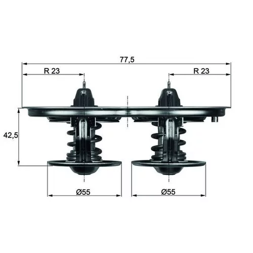 Termostat chladenia MAHLE TX 32 80D