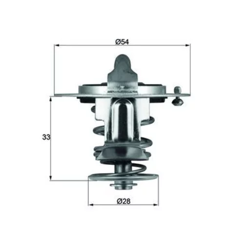 Termostat chladenia MAHLE TX 72 85D - obr. 2