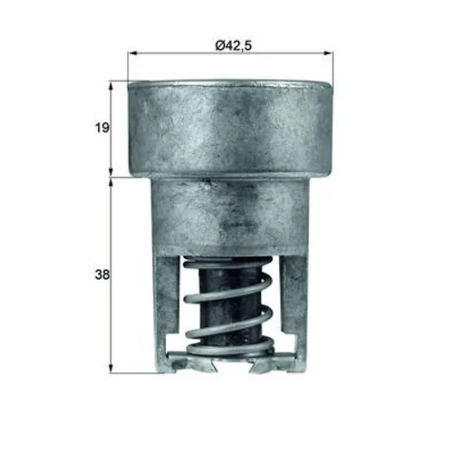 Termostat chladenia MAHLE TX 98 82 - obr. 2